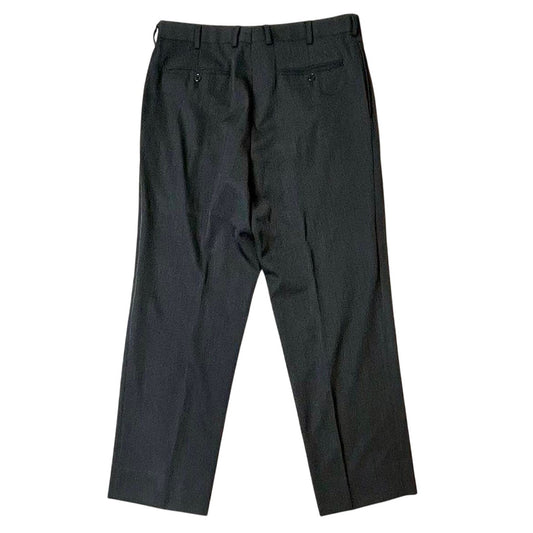 Brooks Brothers 1818 Madison 100% Wool Dress Pants – Black – Size W38 L30 – Premium Tailored Menswear