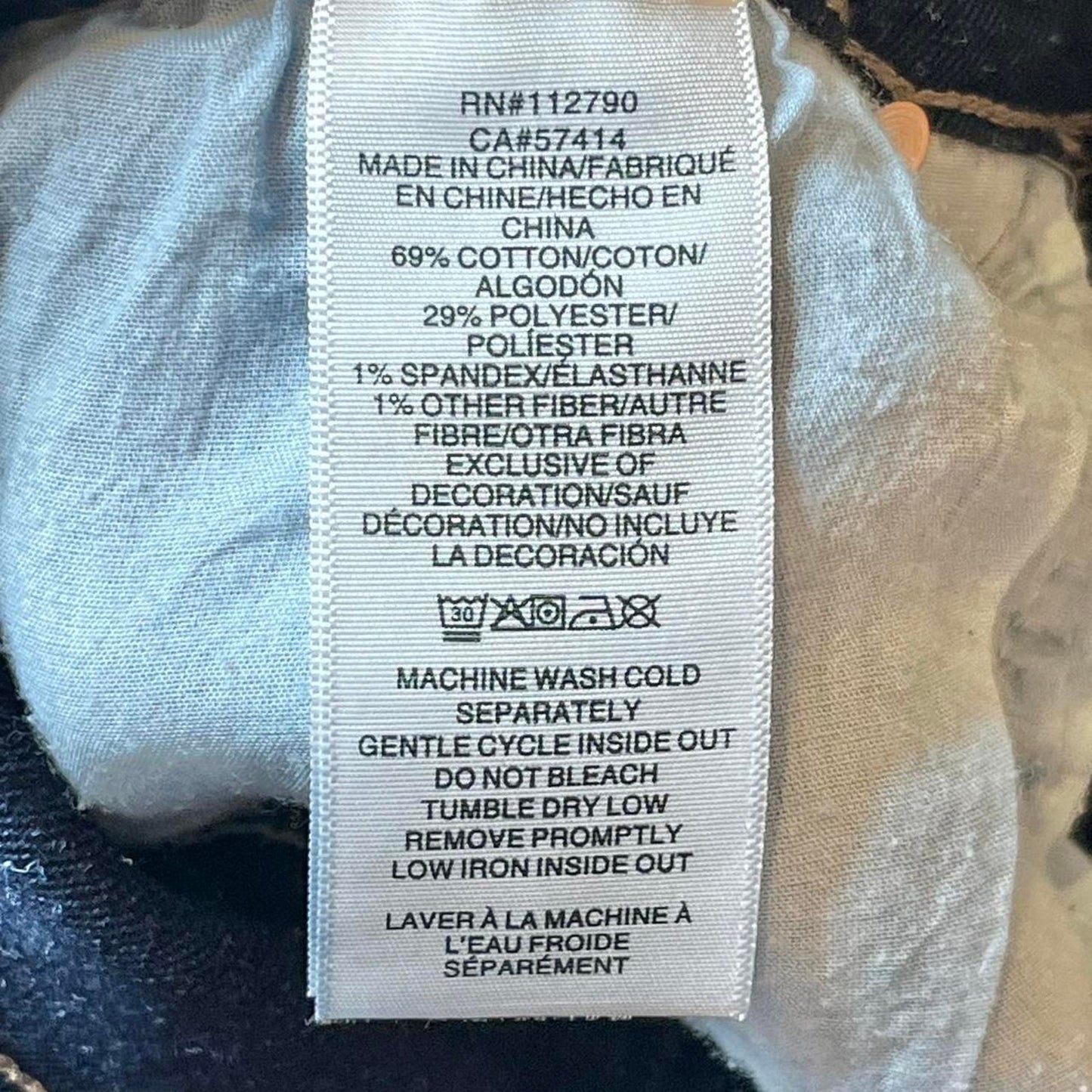 True Religion Rocco Relaxed Skinny Jeans – Dark Indigo Wash – Size 34 | Premium Stretch Denim