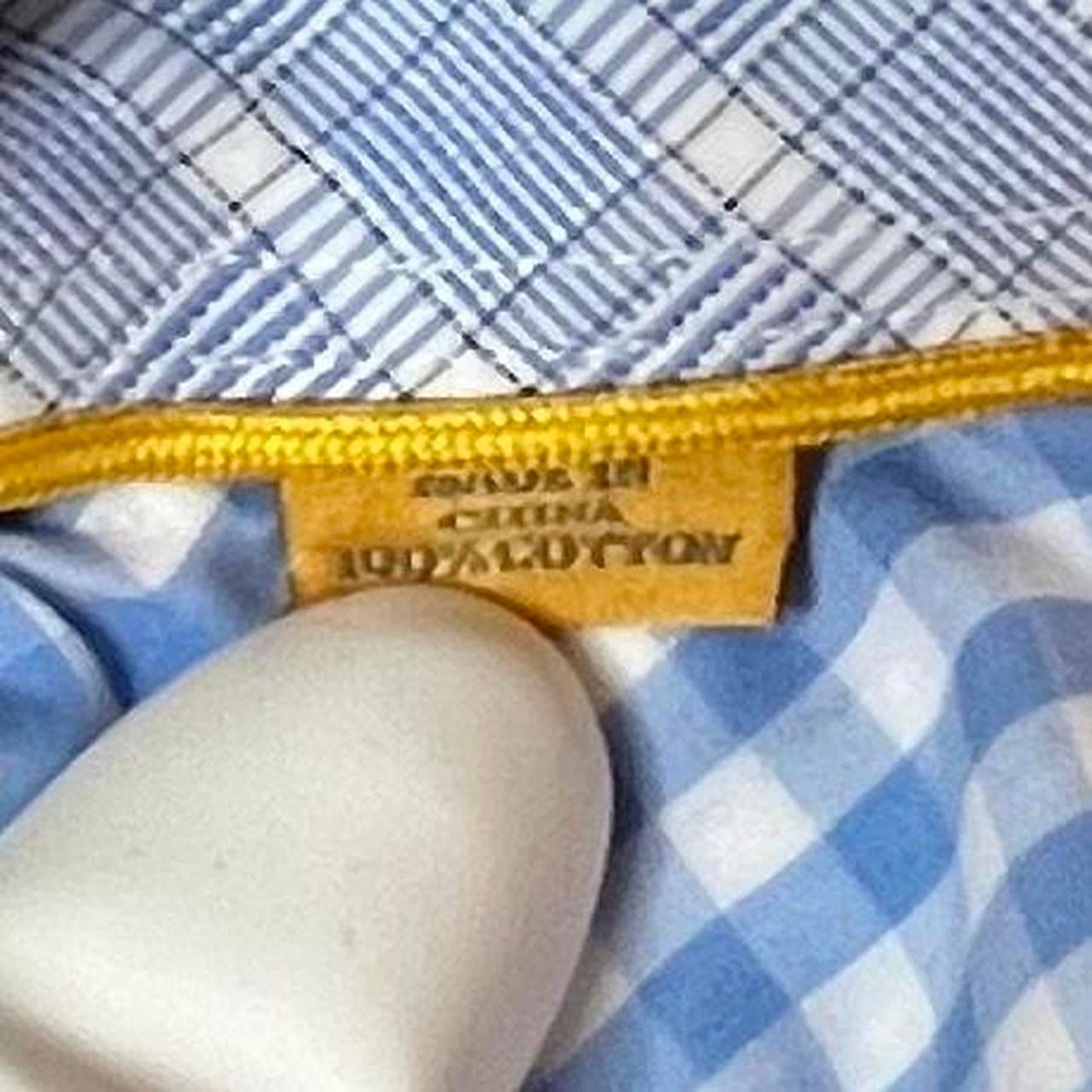 Robert Talbott Carmel Blue Gingham Check Dress Shirt – Men’s XL | Premium 100% Cotton | Classic Menswear