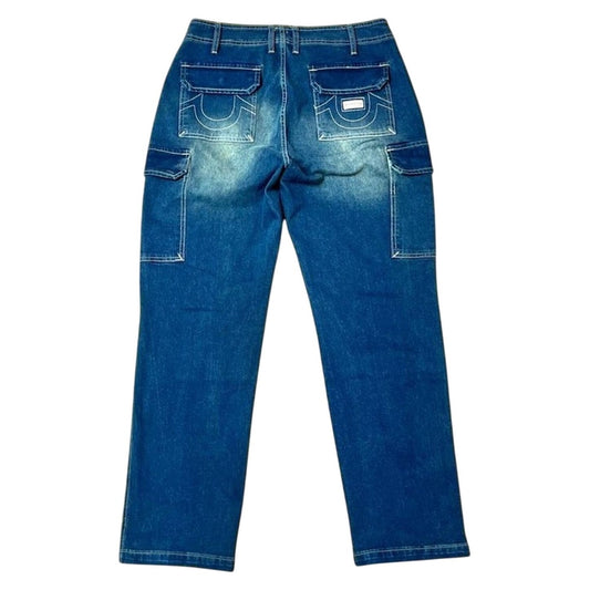 True Religion Medium Amber Nights Denim Cargo Jeans – Size 30 – NWT