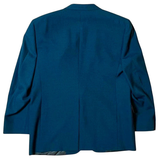 Hart Schaffner & Marx Classic Navy Blazer 43R | Gold Buttons | Tailored Wool Blend