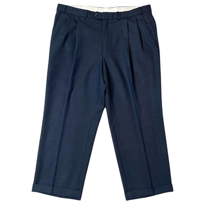 Ralph Ralph Lauren 100% Wool 2-Piece Suit in Navy | Size 44R | Made in Canada | Premium Menswear