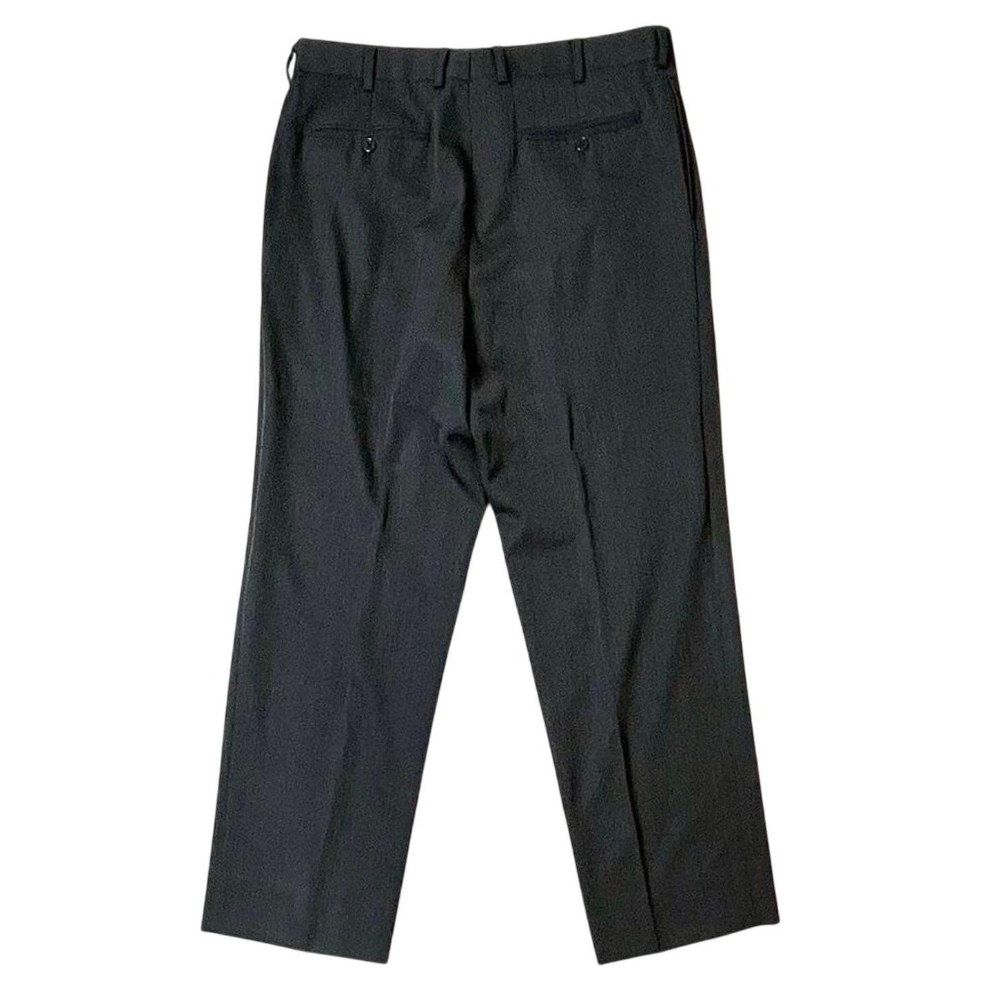 Brooks Brothers 1818 Madison 100% Wool Dress Pants – Black – Size W38 L30 – Premium Tailored Menswear