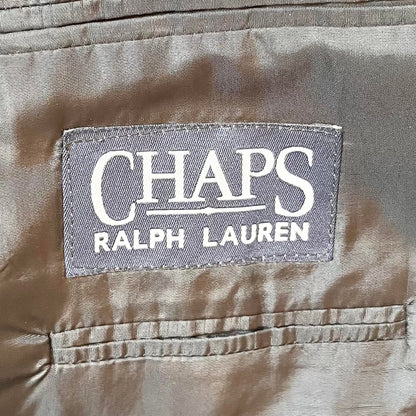 Chaps Ralph Lauren 100% Lambswool Houndstooth Blazer – Made in Canada – Size 44L, Premium Menswear
