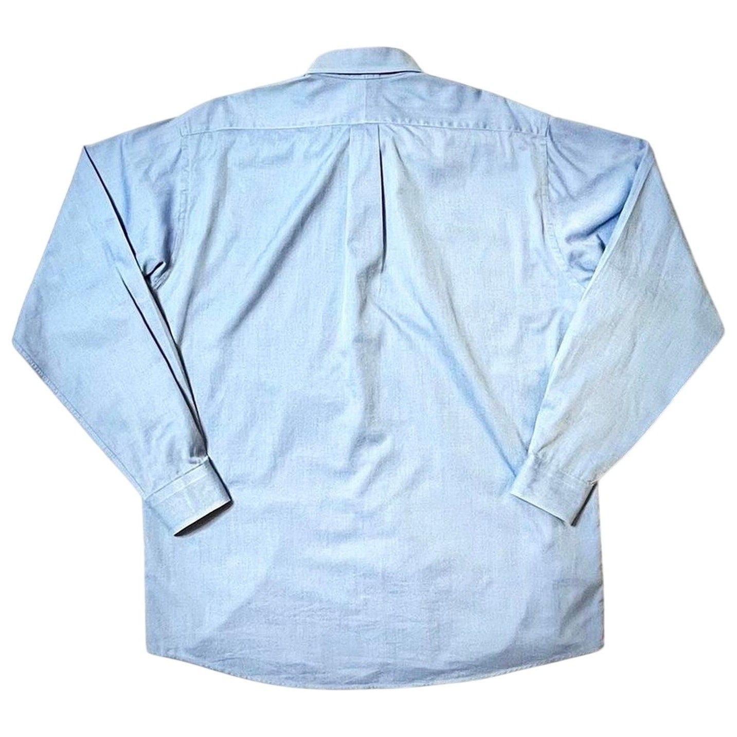 Jos. A. Bank Signature Collection Blue Herringbone Dress Shirt | Size 16.5 x 36 | 100% Cotton