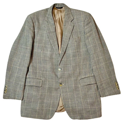 Brooks Brothers Wool–Silk–Linen Blazer – Made in Italy – Classic Menswear | Size 40R–42R Equivalent