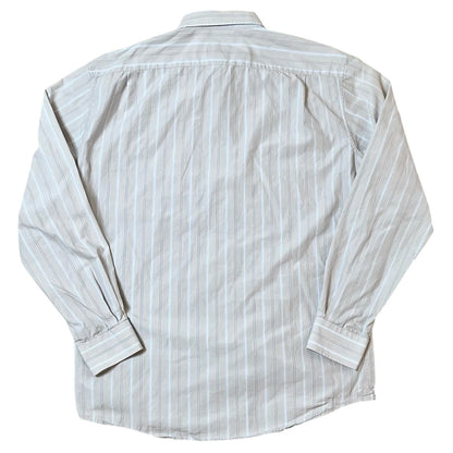 Lacoste Regular Fit 100% Cotton Striped Button-Down Shirt – Size 40 / Medium | Classic Menswear