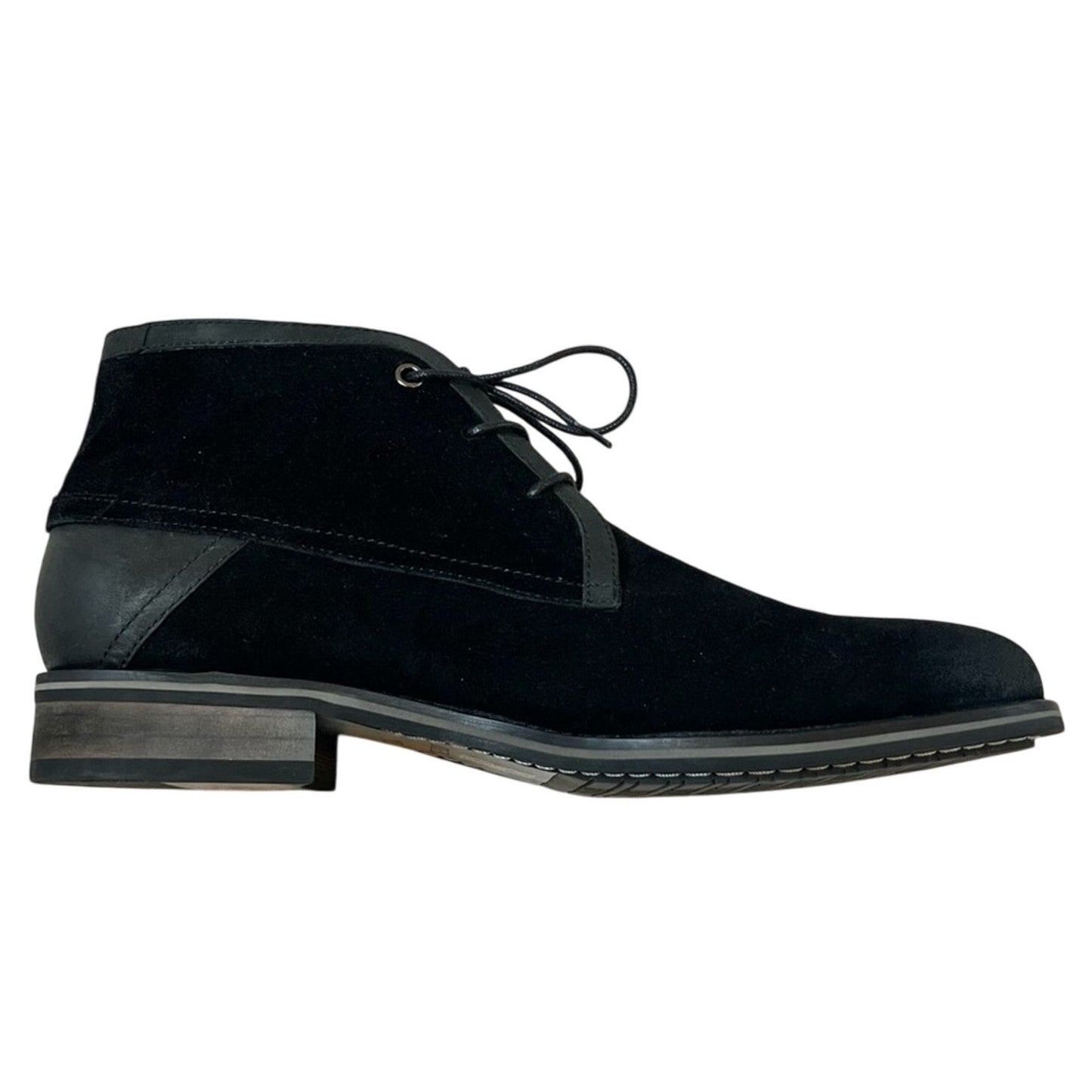 Joe’s Black Suede Leather Chukka Boots – Men’s Size 10.5 – Premium Dress Casual Ankle Boots