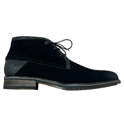 Joe’s Black Suede Leather Chukka Boots – Men’s Size 10.5 – Premium Dress Casual Ankle Boots