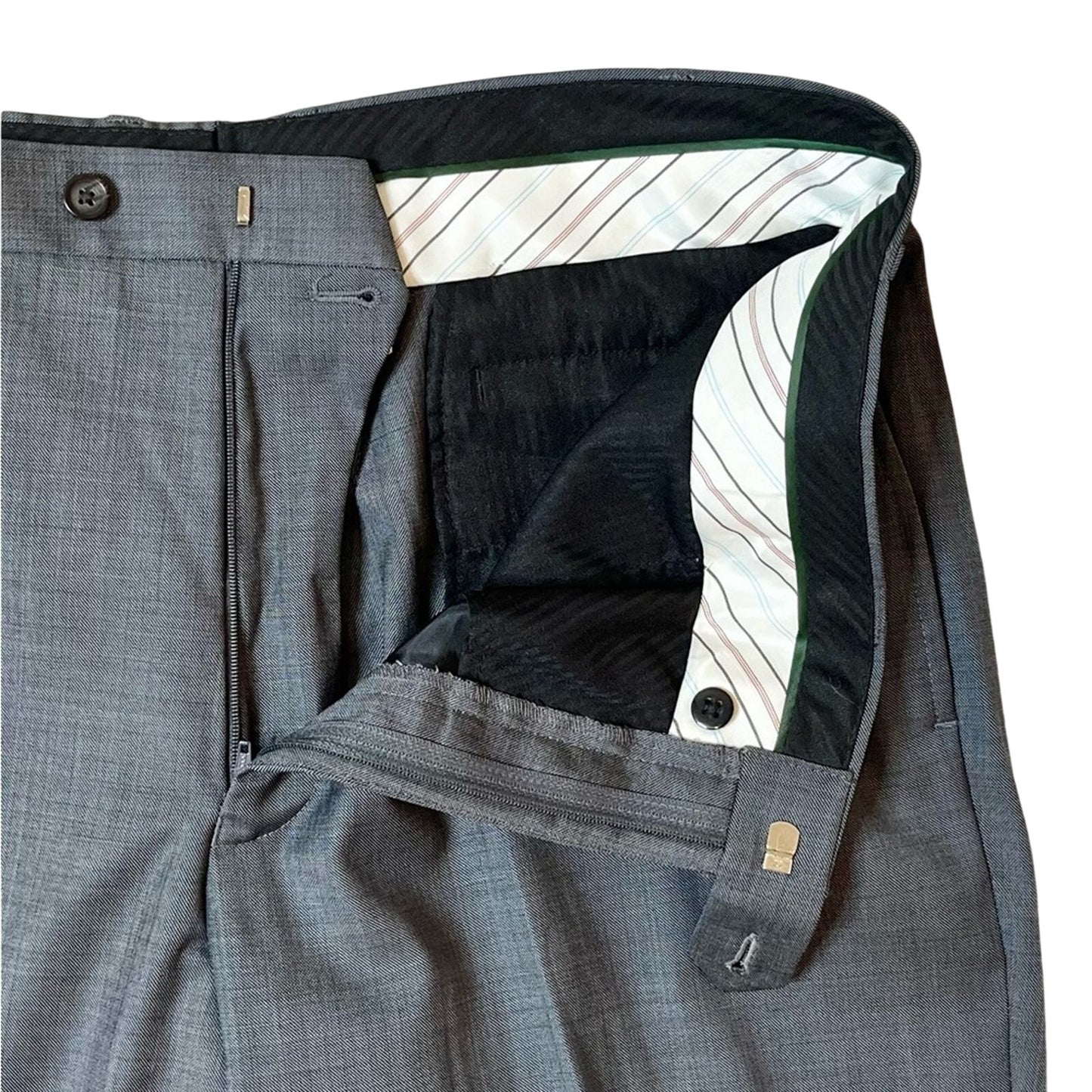 Lauren Ralph Lauren 100% Wool 2-Piece Suit in Gray – Size 44S – Premium Tailored Menswear