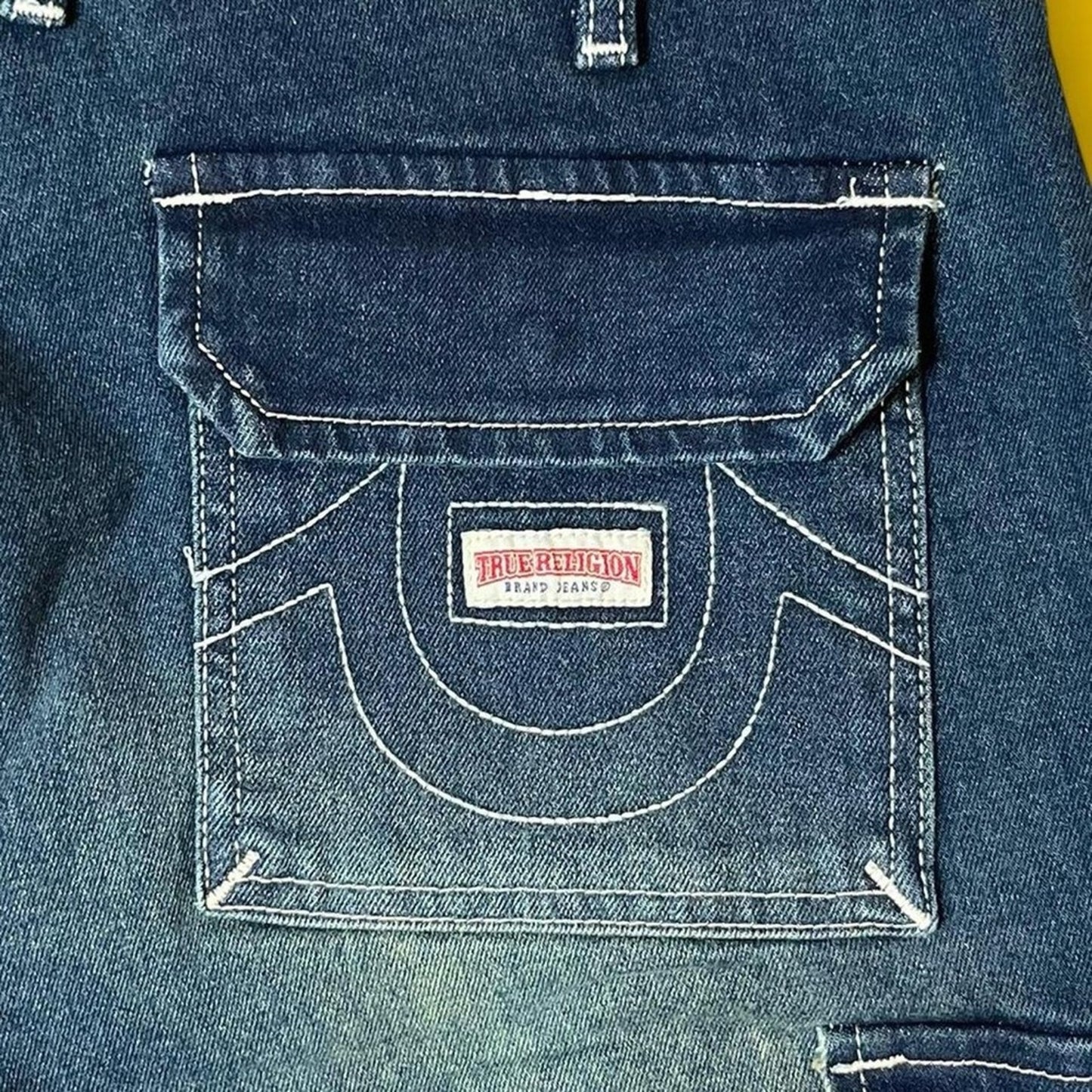 True Religion Medium Amber Nights Denim Cargo Jeans – Size 30 – NWT