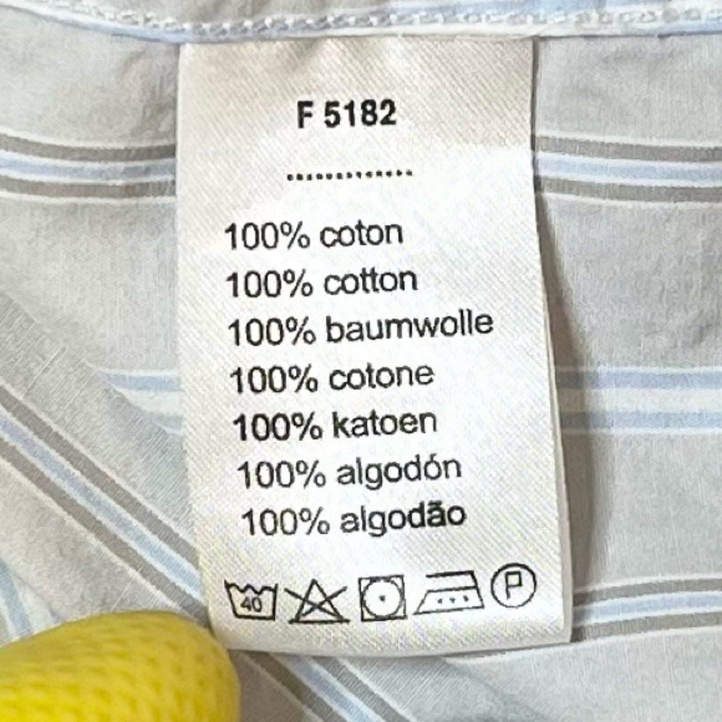 Lacoste Regular Fit 100% Cotton Striped Button-Down Shirt – Size 40 / Medium | Classic Menswear