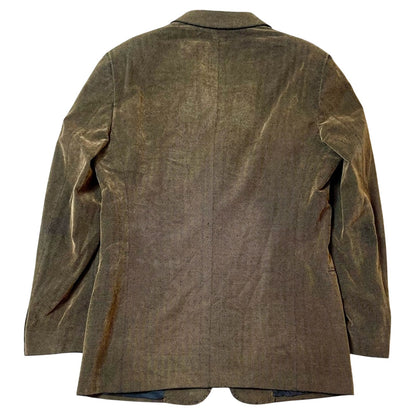 Armani Collezioni Herringbone Sport Coat – Brown Herringbone – Size 40R – Made in Portugal