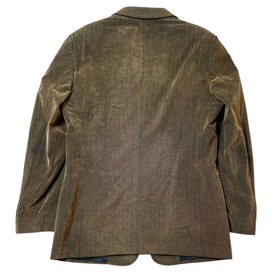 Armani Collezioni Herringbone Sport Coat – Brown Herringbone – Size 40R – Made in Portugal