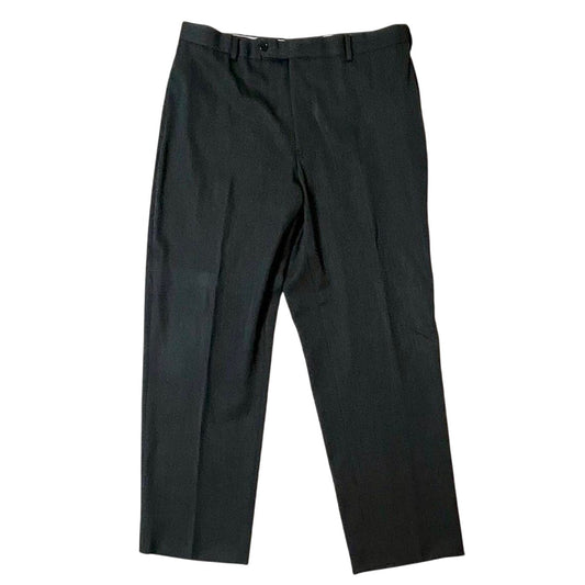 Brooks Brothers 1818 Madison 100% Wool Dress Pants – Black – Size W38 L30 – Premium Tailored Menswear