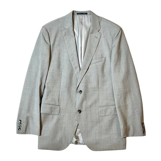 Hugo Boss Super 120 Wool Blazer – Light Gray – Size 44R – Premium Tailored Menswear