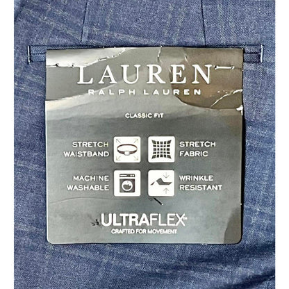 Lauren Ralph Lauren Ultraflex Classic Fit Dress Pants – Navy 38W x 30L | NWT, Stretch, Wrinkle-Resistant, Professional Menswear