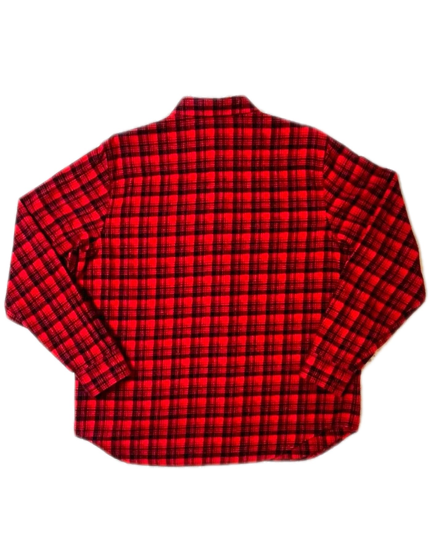 Lauren Ralph Lauren Red Black Plaid Button Down Shirt Mens Large 100% Cotton Classic Fit