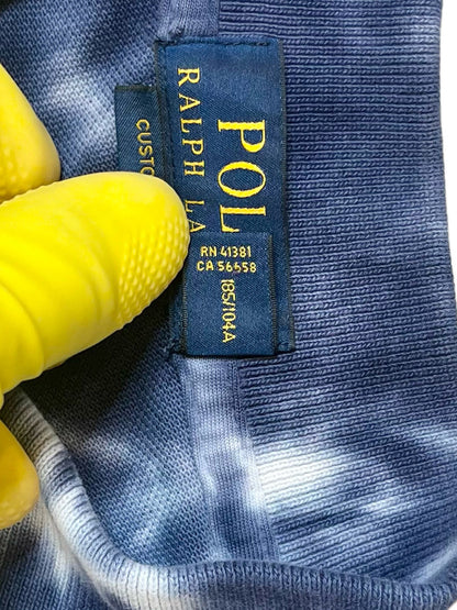 Polo Ralph Lauren Custom Slim Fit Tie-Dye Polo Shirt in Red White Blue