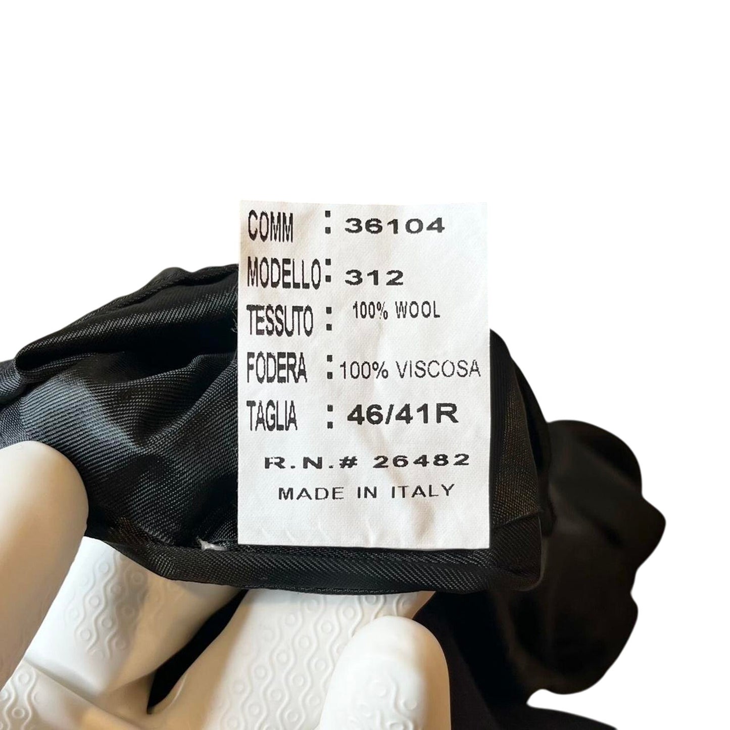 Riserva Made in Italy 100% Wool Blazer | Size 46/41R | Tailored Italian Menswear