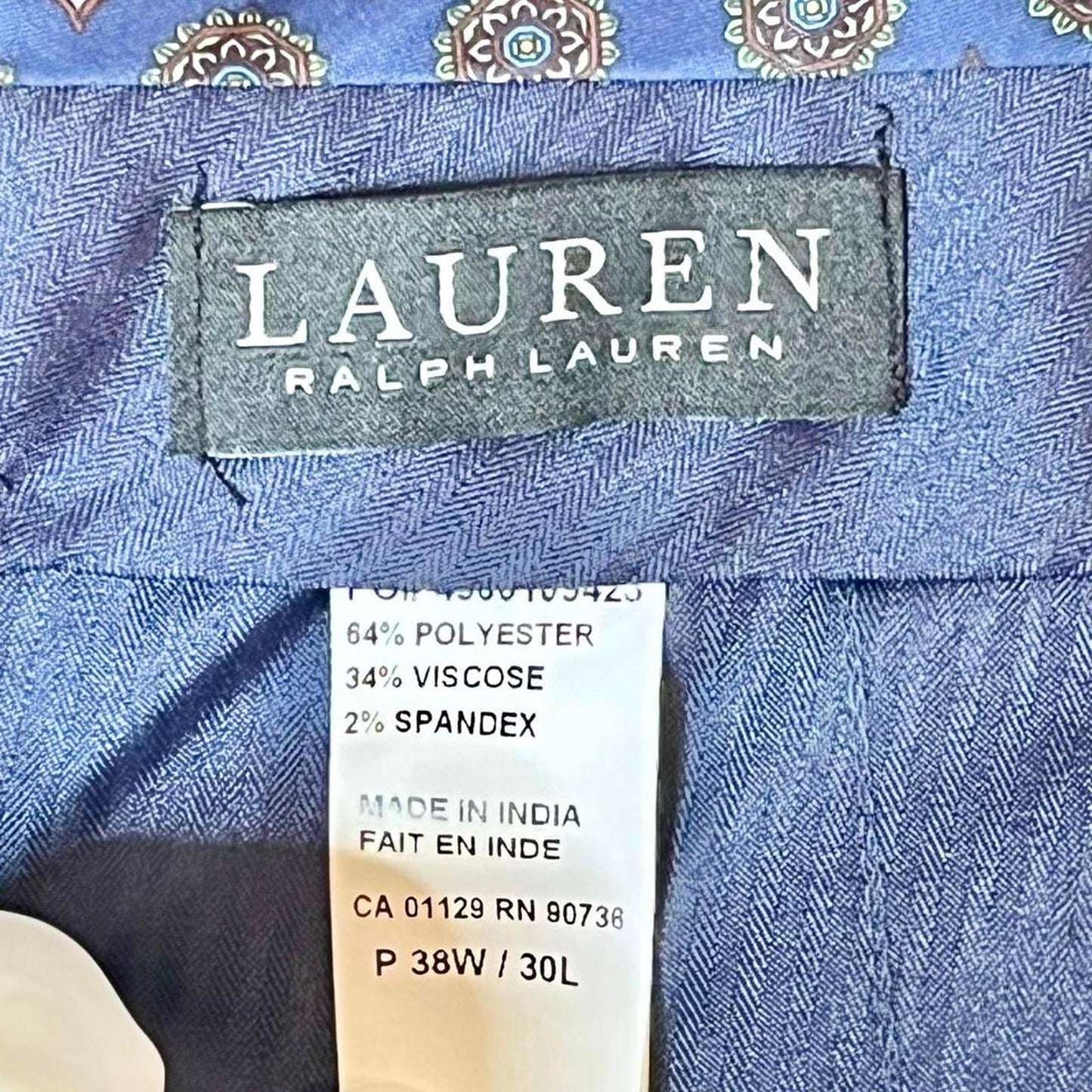 Lauren Ralph Lauren Ultraflex Classic Fit Dress Pants – Navy 38W x 30L | NWT, Stretch, Wrinkle-Resistant, Professional Menswear