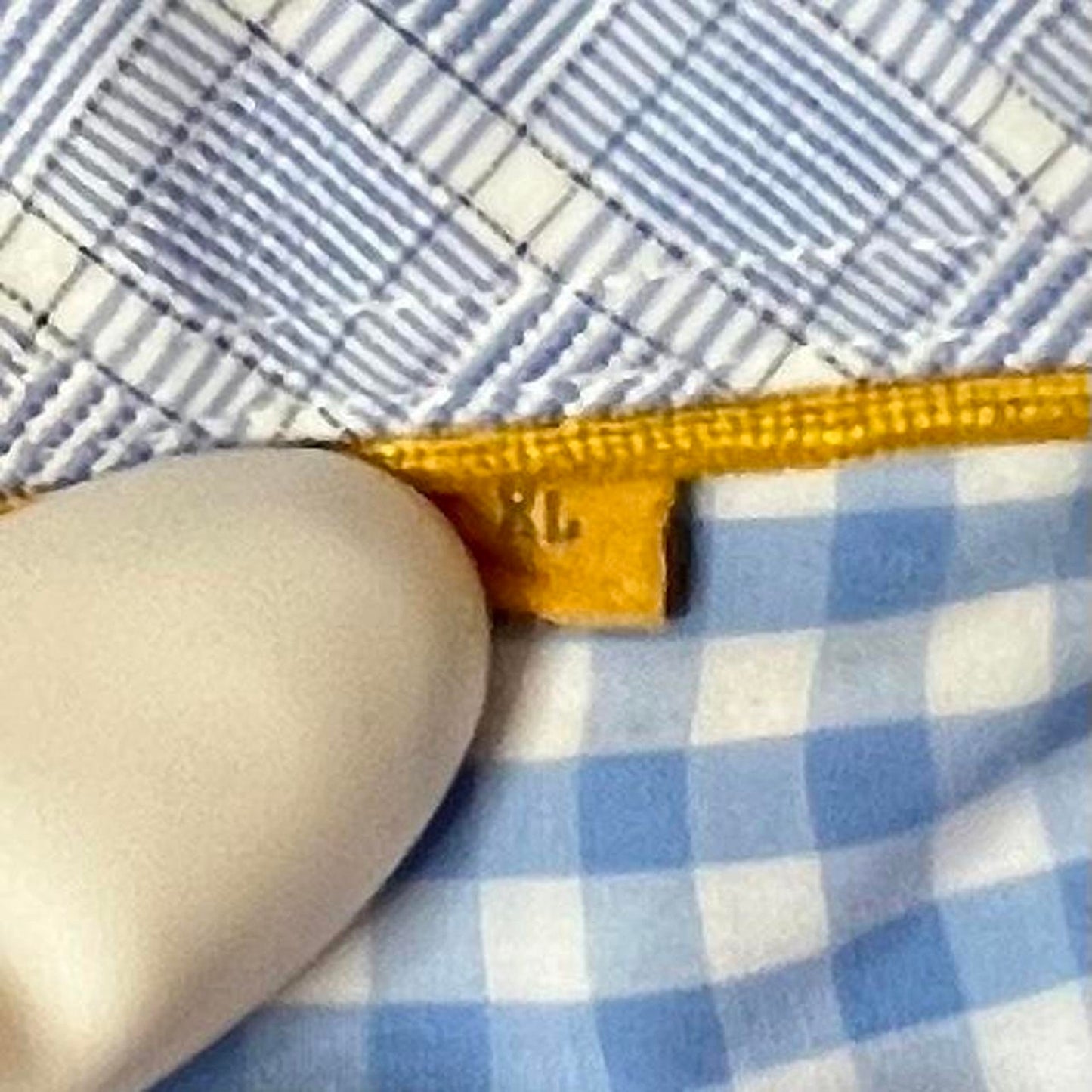 Robert Talbott Carmel Blue Gingham Check Dress Shirt – Men’s XL | Premium 100% Cotton | Classic Menswear