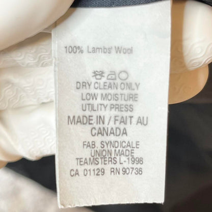 Chaps Ralph Lauren 100% Lambswool Houndstooth Blazer – Made in Canada – Size 44L, Premium Menswear