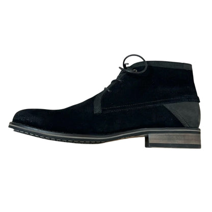 Joe’s Black Suede Leather Chukka Boots – Men’s Size 10.5 – Premium Dress Casual Ankle Boots