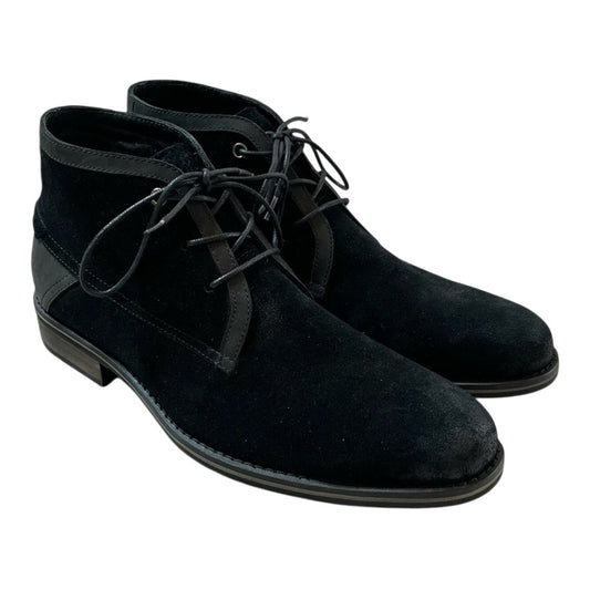 Joe’s Black Suede Leather Chukka Boots – Men’s Size 10.5 – Premium Dress Casual Ankle Boots