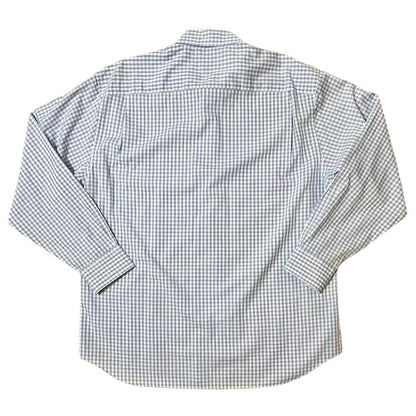Robert Talbott Carmel Blue Gingham Check Dress Shirt – Men’s XL | Premium 100% Cotton | Classic Menswear